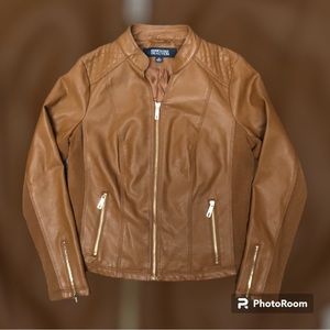 Kenneth Cole Reaction Faux Leather Jacket